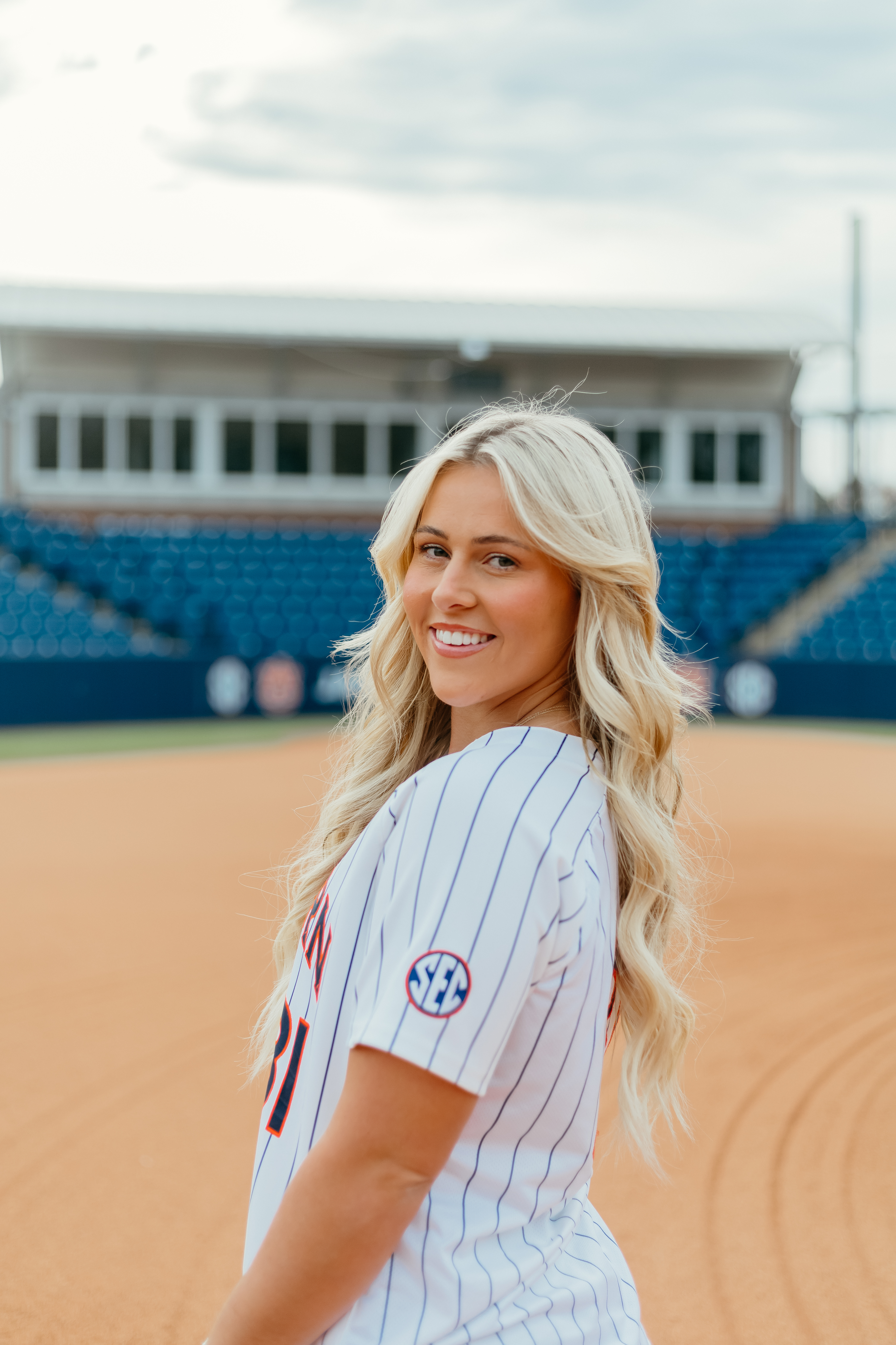 Auburn field senior photo